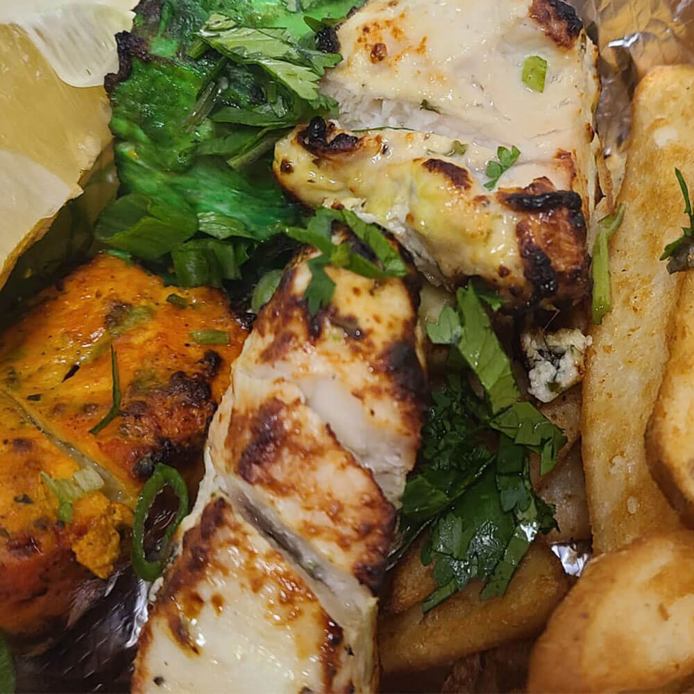 Flavorful Indian kebabs at Tandoori Guys best restaurant in oceanside